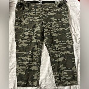 NWT Catherines Womens Petite Camo Camoflage Jegging Slim Leg Stretch Size 4XWP